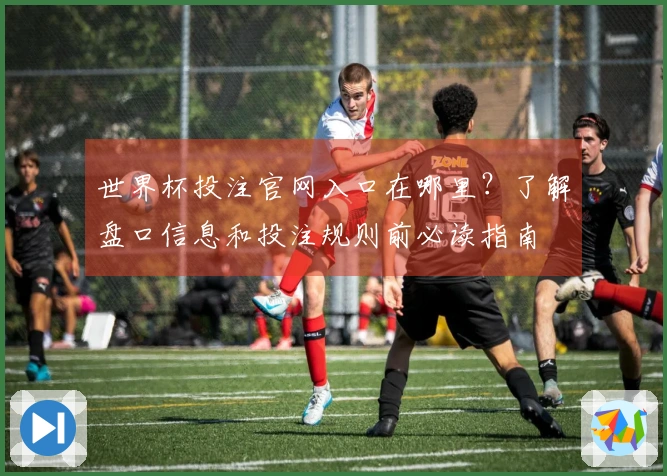世界杯投注官网入口在哪里？了解盘口信息和投注规则前必读指南